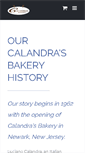 Mobile Screenshot of calandrasbakery.com